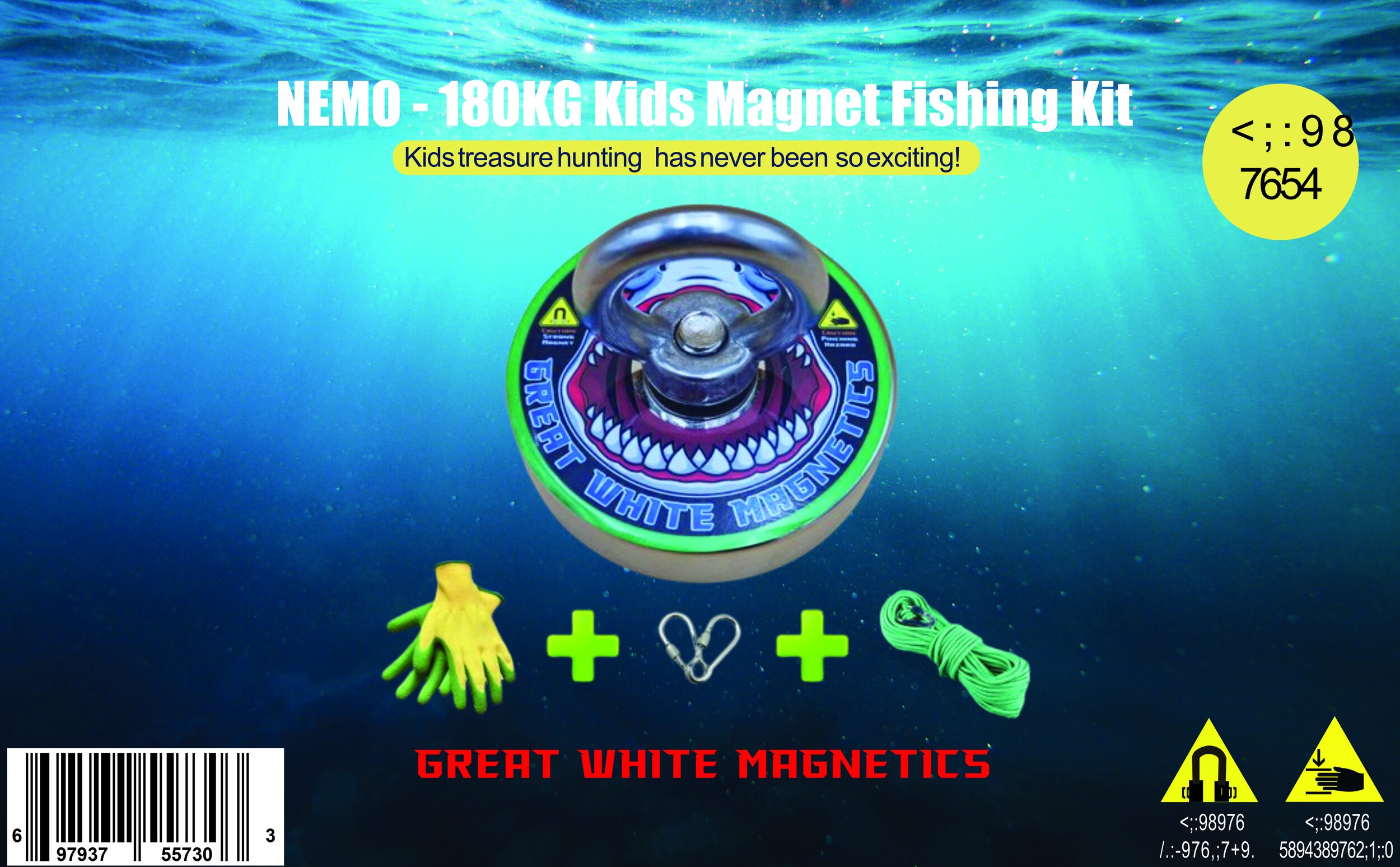 NEMO – 180KG Kids Magnet Fishing Kit – Night Sky Secrets